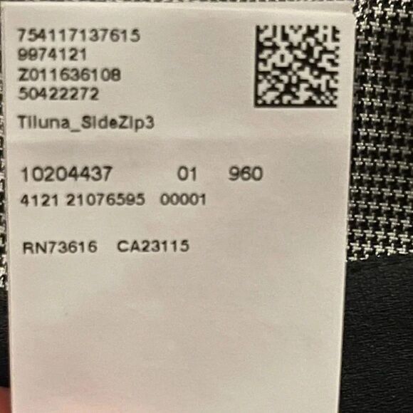 BOSS Hugo Boss Black White Houndstooth Pull On Pants | Size 14 - Picture 9 of 11